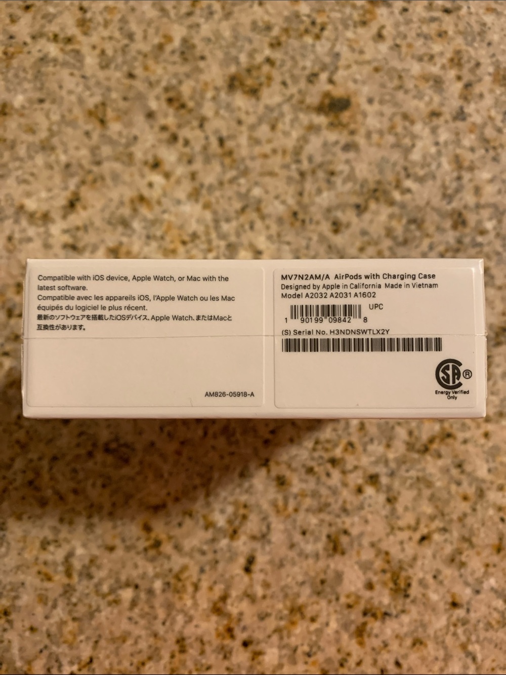 Apple AirPods Wireless Ear Buds - Bluetooth Headphones & Lightning Charging Case - Picture 15 of 16